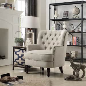 Rosevera Home Gustavo Collection Nailhead Accent Chair for $287