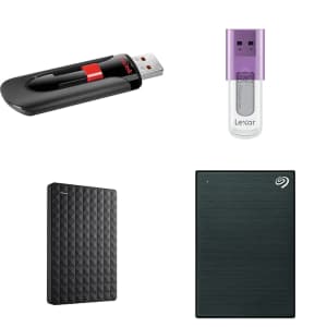 Hard Drives & Data Storage Sale at Staples: Up to 71% off Hard Drives & Data Storage Sale at Staples: Up to 71% off
