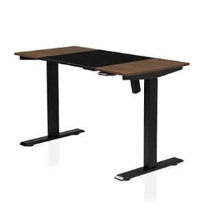 Furniture of America Grant Two-Tone Height Adjustable Electric Office Desk, 47.25-inch, Black and for $200