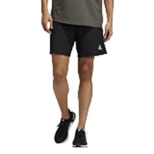 adidas Men's Standard Aeromotion Woven Shorts, Black, X-Large for $16