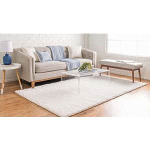 Unique Loom Davos Collection Modern Luxuriously Soft & Cozy Shag Area Rug, 8' 0 x 10' 0 for $147 Unique Loom Davos Collection Modern Luxuriously Soft & Cozy Shag Area Rug, 8' 0 x 10' 0 for $147