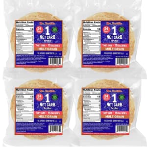 Mr. Tortilla 1 Net Carb Tortilla Wraps 96-Pack for $17 via Sub & Save