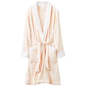 Martha Stewart Collection Plush Bath Robe for $18