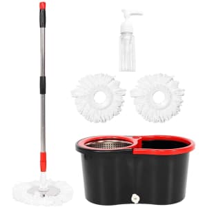 XinHui Deluxe 360 Spinning Mop & Bucket Floor Cleaning System for $28 XinHui Deluxe 360 Spinning Mop & Bucket Floor Cleaning System for $28