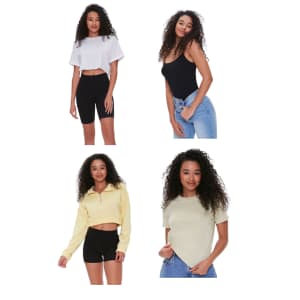 Organic Cotton Basics at Forever 21: Buy 3, get 1 free + Extra 10% to 30% off Organic Cotton Basics at Forever 21: Buy 3, get 1 free + Extra 10% to 30% off