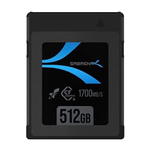 SABRENT Rocket CFX 512GB CFexpress Type B Memory Card R1700MB/s W1500MB/s (CF-XTBT-512) for $200