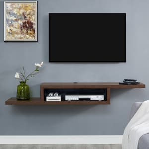 Martin Furniture 60" Floating Wall Mounted TV Console for $144