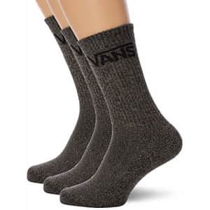 Vans Classic Crew (3 Pack) Socks Black Heather Mens Medium (6-8.5) for $29 Vans Classic Crew (3 Pack) Socks Black Heather Mens Medium (6-8.5) for $29