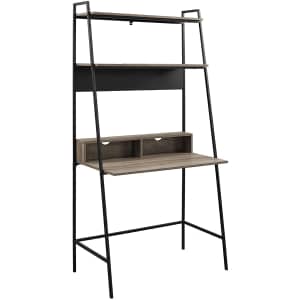 Walker Edison Freya Urban Industrial Ladder Desk for $143