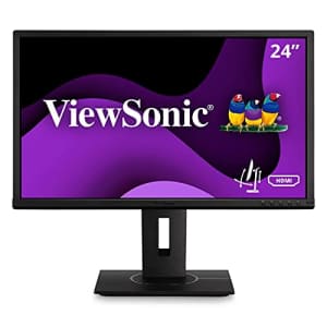 ViewSonic VG2440 24 Inch IPS 1080p Ergonomic Monitor with Integrate vDisplyManager HDMI DisplayPort for $200
