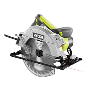 Ryobi CSB143LZK 14-Amp 7-1/4 in. Circular Saw with Laser (Green) for $128