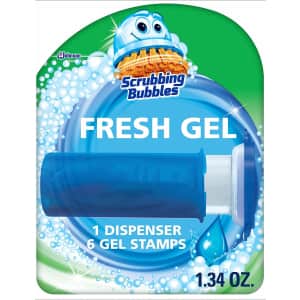 Scrubbing Bubbles Fresh Gel Toilet Bowl Cleaning Stamps 6-Count for $2.75 via Sub & Save Scrubbing Bubbles Fresh Gel Toilet Bowl Cleaning Stamps 6-Count for $2.75 via Sub & Save