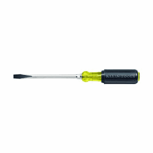 Klein Tools 602-10 3/8-Inch Keystone-Tip Screwdriver with 10-Inch Heavy-Duty Round-Shank by Klein for $24