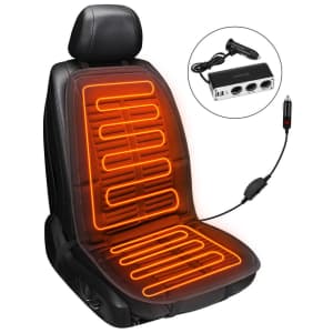 Joytutus Electric Heated Car Cushion for $19 Joytutus Electric Heated Car Cushion for $19