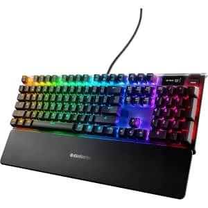 SteelSeries Apex Pro Mechanical Gaming Keyboard for $185