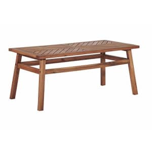 Walker Edison Outdoor Solid Wood Coffee Table for $107 Walker Edison Outdoor Solid Wood Coffee Table for $107