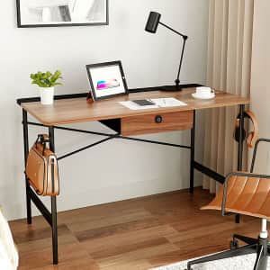 Arts Wish 47" Home Office Desk with Drawer for $50 Arts Wish 47" Home Office Desk with Drawer for $50
