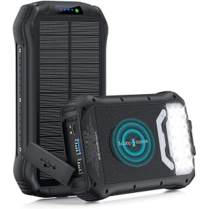 Yansaker 26,800mAh Wireless Solar Charger for $30 Yansaker 26,800mAh Wireless Solar Charger for $30
