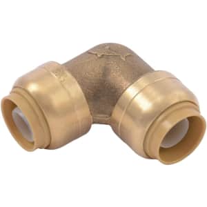 SharkBite Push-to-Connect Brass Elbow for $9 SharkBite Push-to-Connect Brass Elbow for $9
