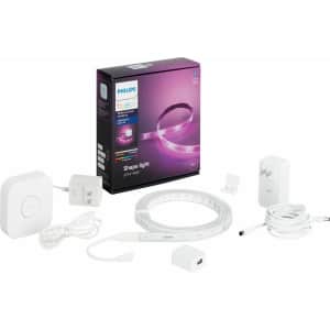 Philips Hue Ambiance Lightstrip Plus Starter Kit for $90 Philips Hue Ambiance Lightstrip Plus Starter Kit for $90