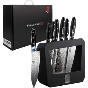 Tuo Black Hawk 7-Piece Kitchen Knife Set for $280 Tuo Black Hawk 7-Piece Kitchen Knife Set for $280