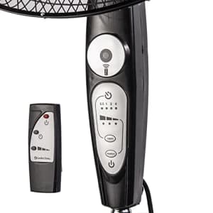 Comfort Zone CZST181RBK Quiet 3-Speed Adjustable Height 18-inch Oscillating Pedestal Fan with for $40 Comfort Zone CZST181RBK Quiet 3-Speed Adjustable Height 18-inch Oscillating Pedestal Fan with for $40