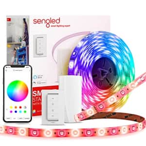Sengled Zigbee Smart LED Strip Lights Starter Kit Include 16.4ft Smart Light Strip, Smart Home Hub for $60