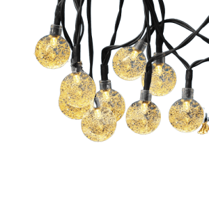 Bexdir 22.9-Ft. Crystal Globe Outdoor Solar String Lights 2-Pack for $15 Bexdir 22.9-Ft. Crystal Globe Outdoor Solar String Lights 2-Pack for $15