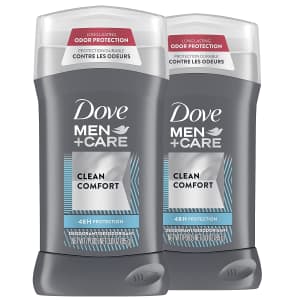 Dove Men+Care Moisturizing Deodorant Stick 2-Pack for $8.23 via Sub & Save