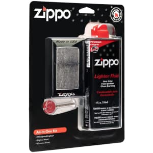 Zippo Windproof Lighter All-in-One Kit for $15 Zippo Windproof Lighter All-in-One Kit for $15