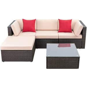 Devoko 5-Piece Patio Furniture Set for $330