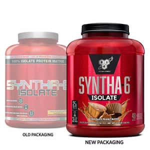 BSN SYNTHA-6 Isolate Protein Powder, Whey Protein Isolate, Milk Protein Isolate, Flavor: Chocolate for $49 BSN SYNTHA-6 Isolate Protein Powder, Whey Protein Isolate, Milk Protein Isolate, Flavor: Chocolate for $49