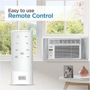 Black + Decker BLACK+DECKER BD12WT6 Window Air Conditioner with Remote Control ,12000 BTU, Cools Up to 550 Square for $364