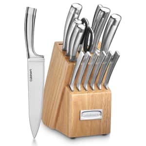 Cuisinart Professional Series 15-Piece Stainless Steel Knife Block Set for $72 w/ $10 Kohl's Cash for members. Cuisinart Professional Series 15-Piece Stainless Steel Knife Block Set for $72 w/ $10 Kohl's Cash for members.