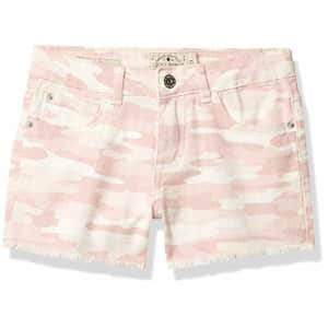 Lucky Brand Girls Shorts, Clarissa Camo Rose, 12 Big Kids for $24 Lucky Brand Girls Shorts, Clarissa Camo Rose, 12 Big Kids for $24