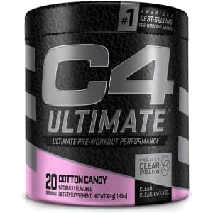 Cellucor C4 Ultimate Pre Workout Powder 20-Serving Tub for $29 Cellucor C4 Ultimate Pre Workout Powder 20-Serving Tub for $29