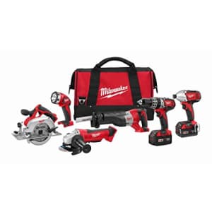 Milwaukee M18 Cordless LITHIUM-ION 6-Tool Combo Kit (2696-26) for $495 Milwaukee M18 Cordless LITHIUM-ION 6-Tool Combo Kit (2696-26) for $495