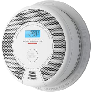 X-Sense 10-Year Battery Carbon Monoxide Detector Alarm w/ LCD for $40