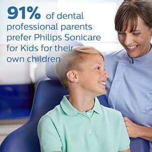 Philips Sonicare HX6321/02 Sonicare for Kids Rechargeable Electric Toothbrush, Blue for $30 Philips Sonicare HX6321/02 Sonicare for Kids Rechargeable Electric Toothbrush, Blue for $30