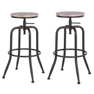 Zipcode Design Grundy Adjustable Bar Stool 2-Pack for $83 Zipcode Design Grundy Adjustable Bar Stool 2-Pack for $83