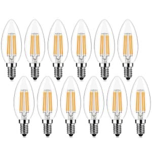 Edison E12 40W Candelabra Bulb 12-Pack for $13 Edison E12 40W Candelabra Bulb 12-Pack for $13