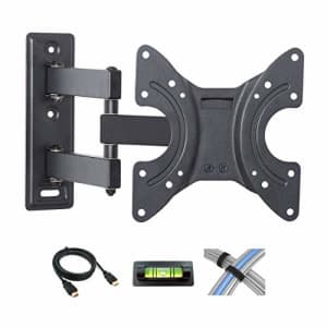 Atlantic Full Motion Tilt-Swivel TV Wall Mount - Flat Screen TVs with 6 Foot HDMI Cable for 26-42 for $20