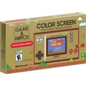 Nintendo Game & Watch: Super Mario Bros Handheld for $43 Nintendo Game & Watch: Super Mario Bros Handheld for $43