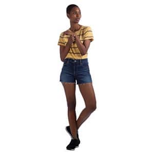 Levi's Women's High Rise Shorts, Carbon Canopy, 26 (US 2) for $30 Levi's Women's High Rise Shorts, Carbon Canopy, 26 (US 2) for $30