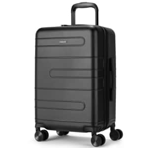 Costway 20" Expandable Hardside Suitcase w/ Spinner Wheel & TSA Lock for $68