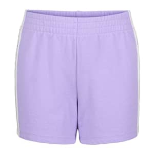 Calvin Klein Girls' Performance Pull-On Sport Shorts, Violet Colorblock, 7 for $18