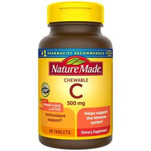 Nature Made Chewable Vitamin C 500 mg Tablets, 60 Count to Help Support the Immune System (Pack of for $5