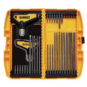 DEWALT Hex Key Wrench Set, Ratcheting. T-Handle Set, 31-Piece (DWHT70265) for $24