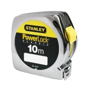 Stanley 1-33-442 Power lock Tape Measure with end hook without hole, Silver for $63