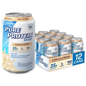 Pure Protein Vanilla Cream Protein Shake | 35g Complete Protein | Ready to Drink and Keto-Friendly for $30